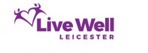 Live Well Leicester logo.