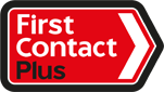 First Contact Plus logo.